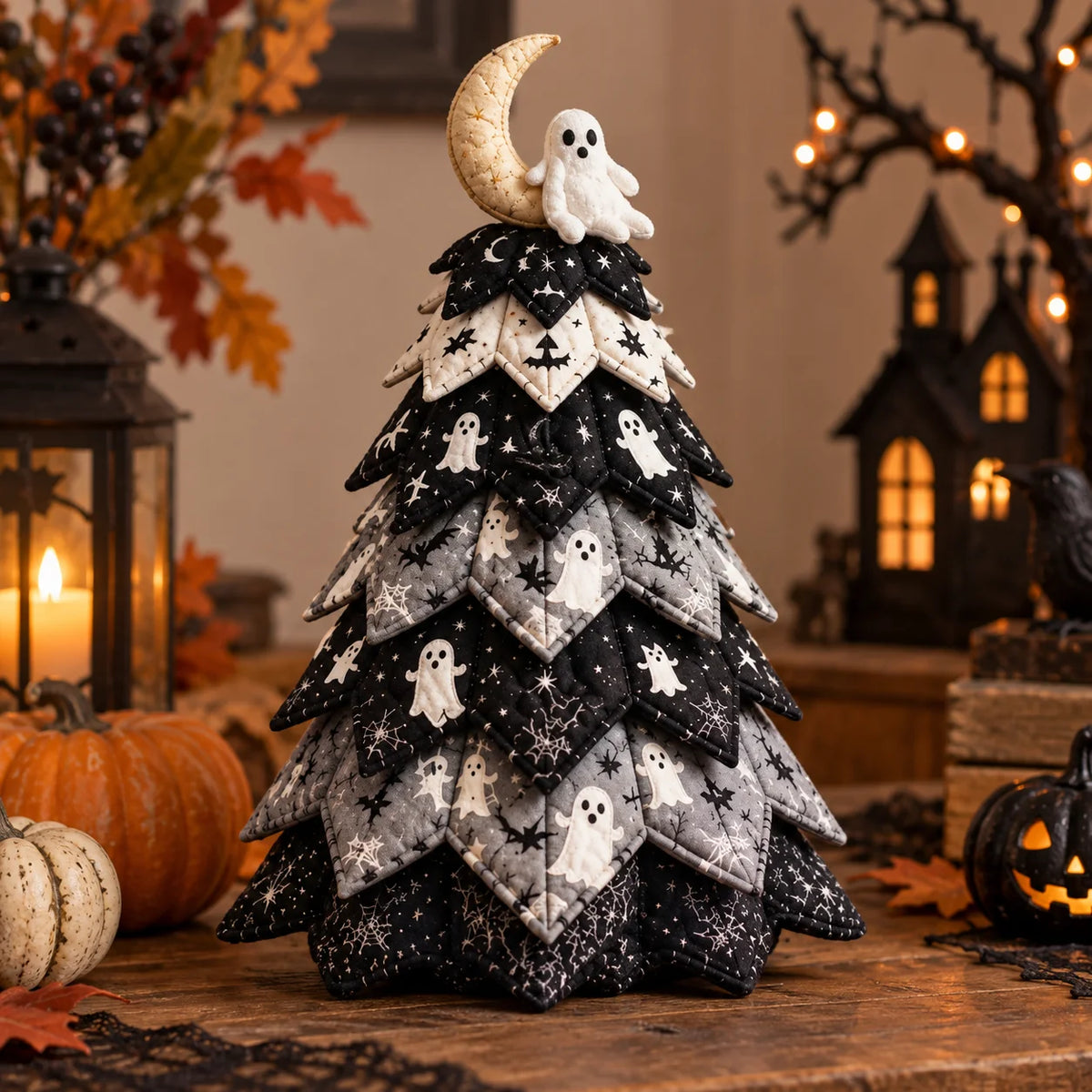 Moon Ghost Handmade Christmas Tree Kit