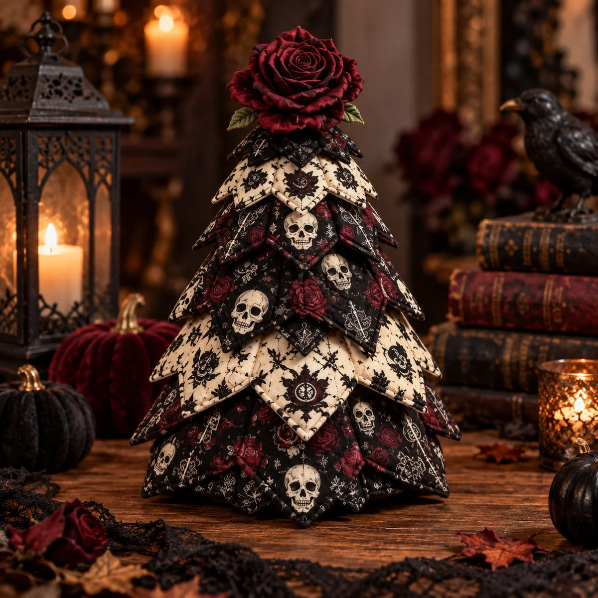 Black Rose Handmade Christmas Tree Kit