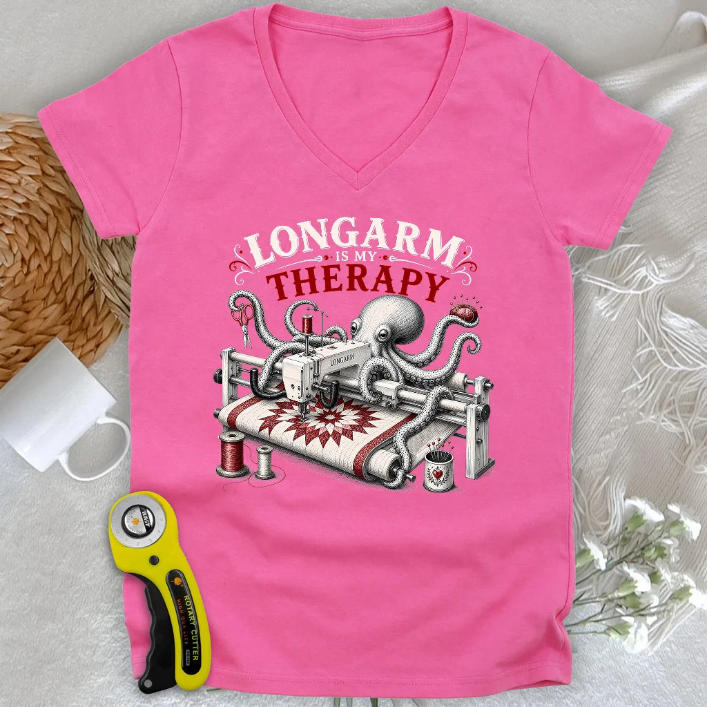 Longarm Therapy Club Lady V-neck