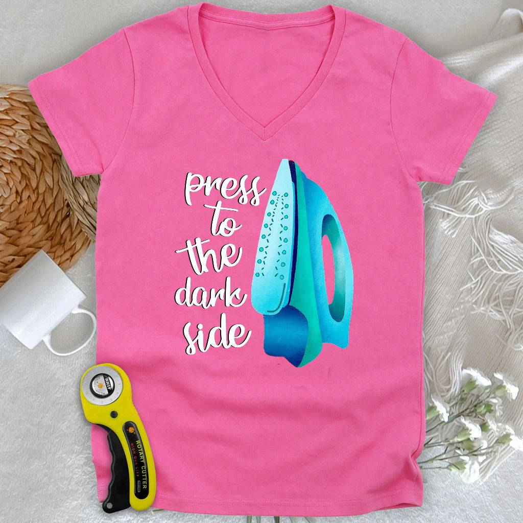 Press to the dark side Lady V-neck