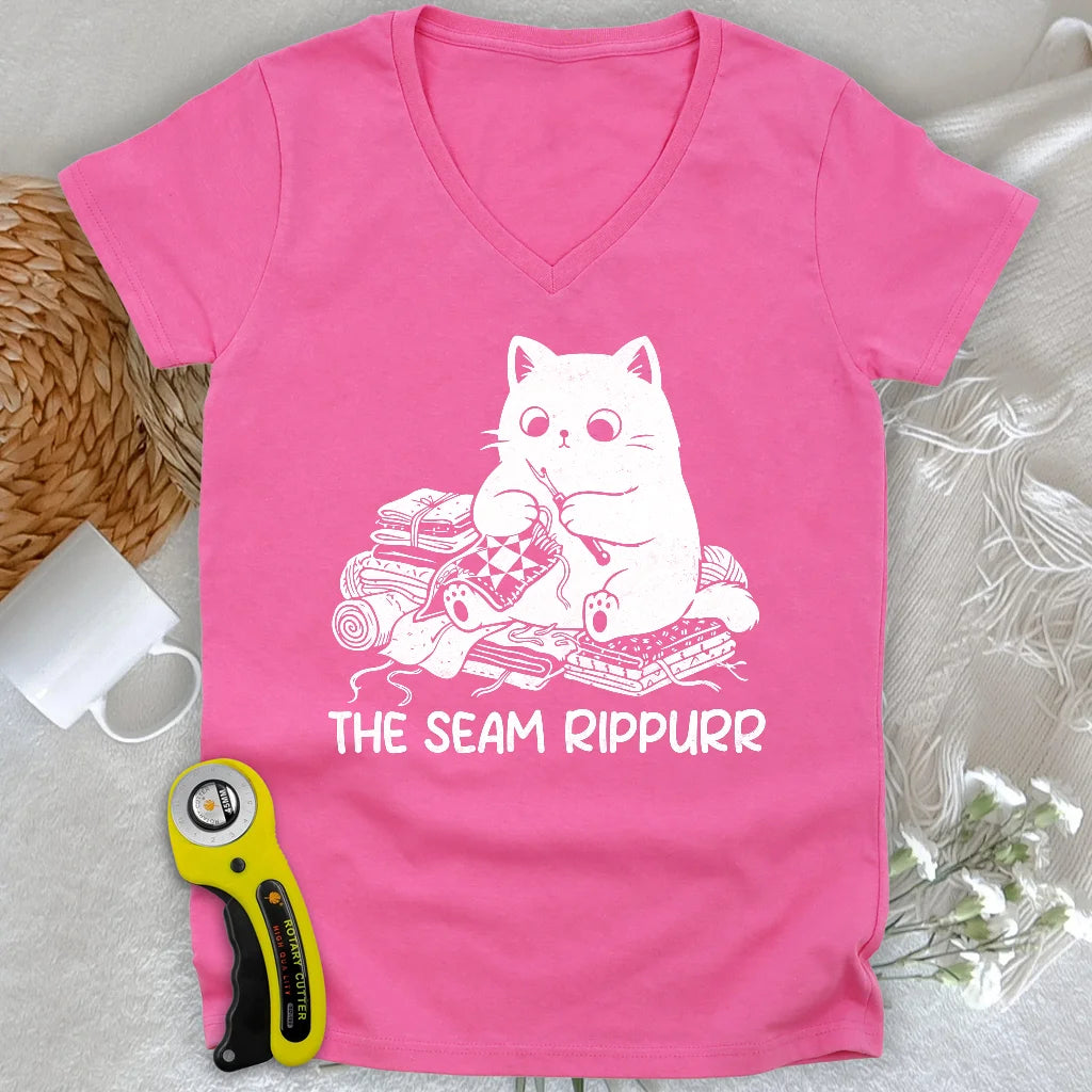 Seam Rippurrr Lady V-neck
