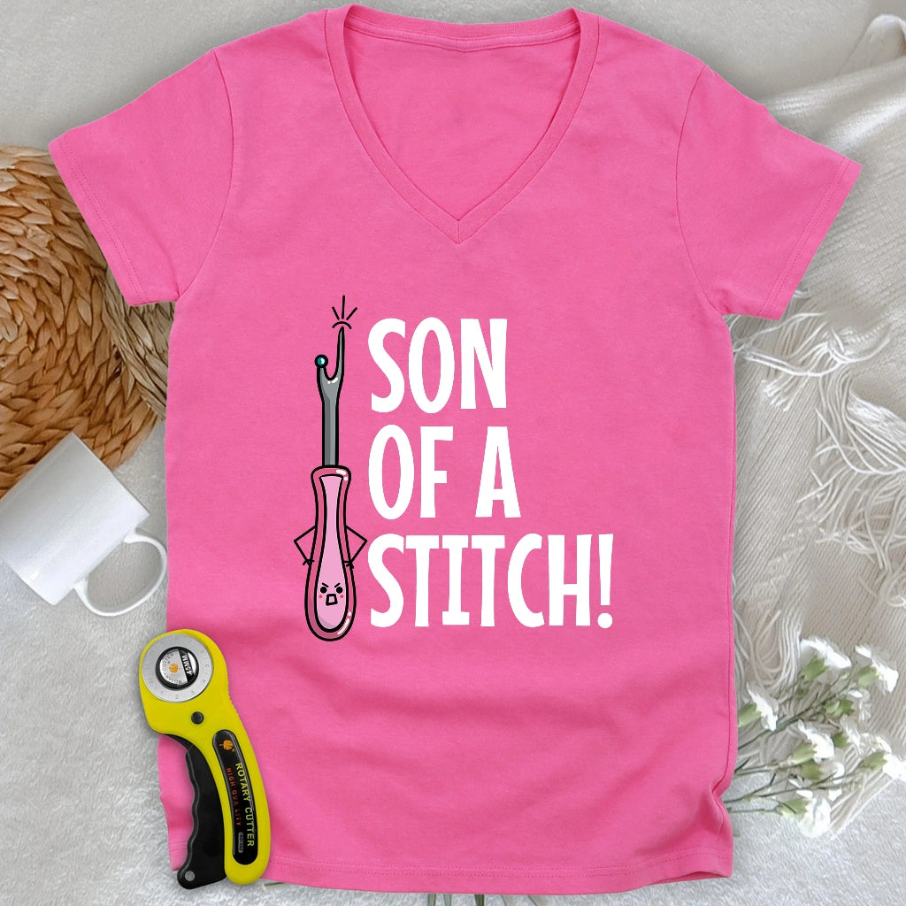 Son Of A Stitch Lady V-neck