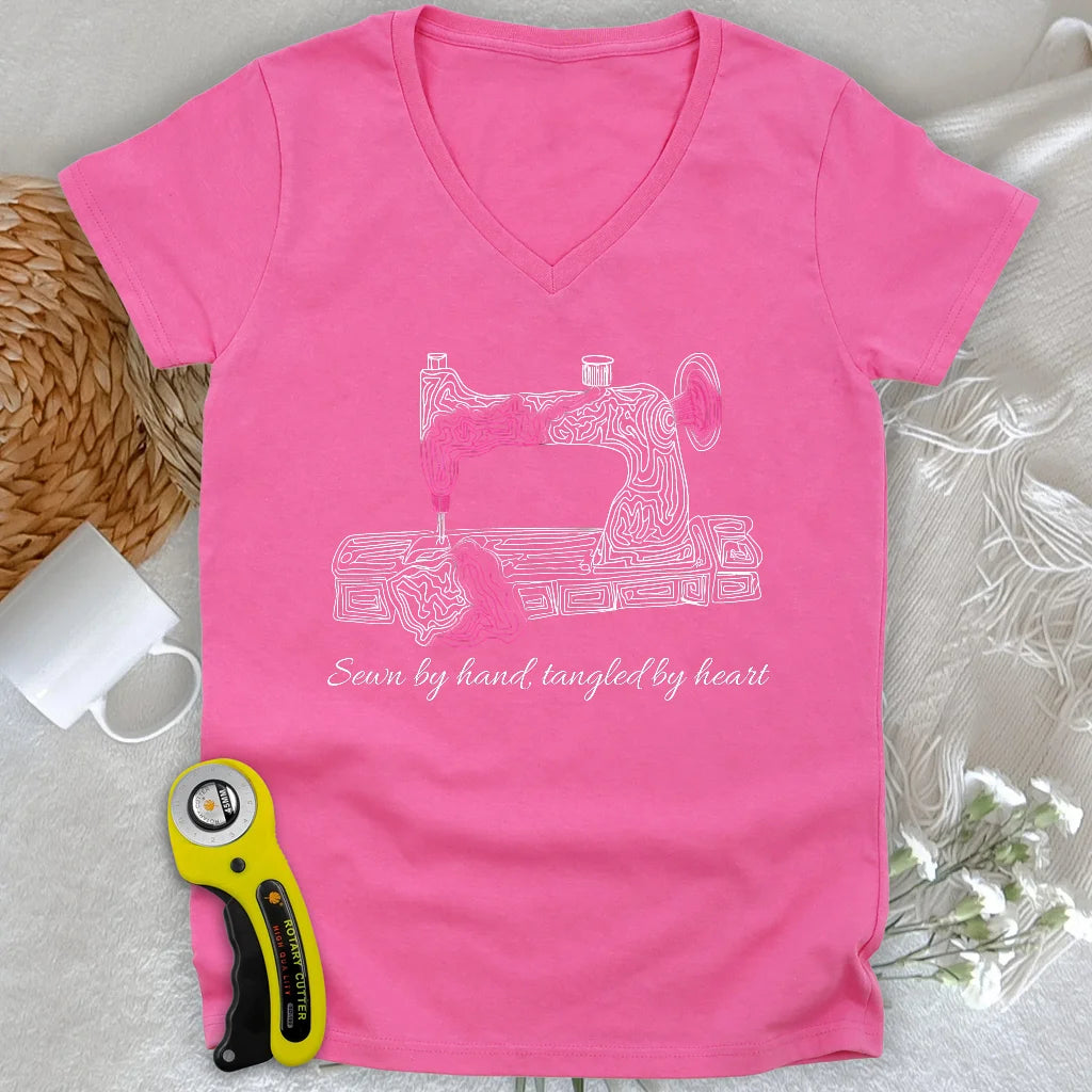 The Heart’s Tangle Lady V-neck