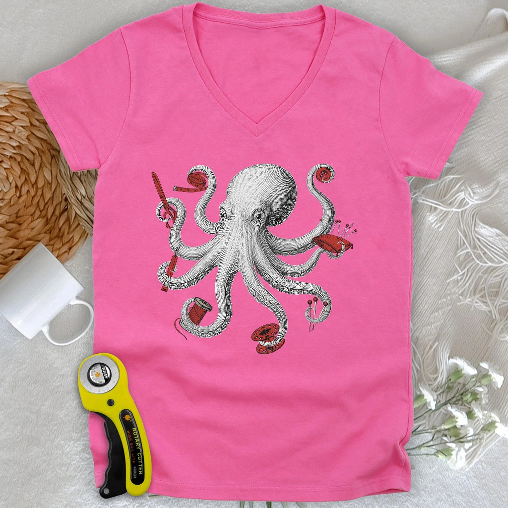Thread Kraken Lady V-neck