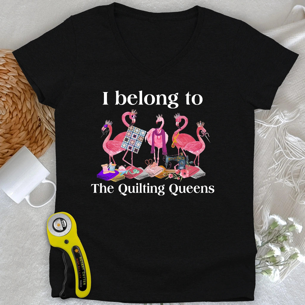 The Quilting Queens Lady V-neck