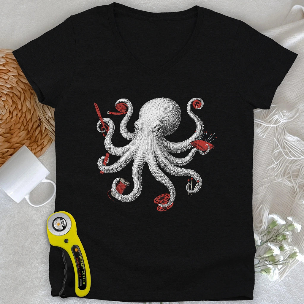 Thread Kraken Lady V-neck