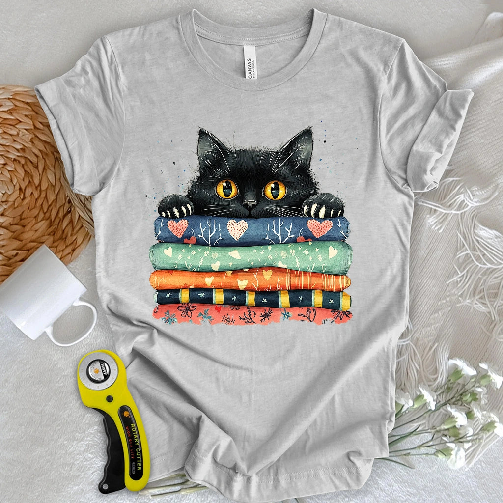 Cat On The Fabric T-shirt