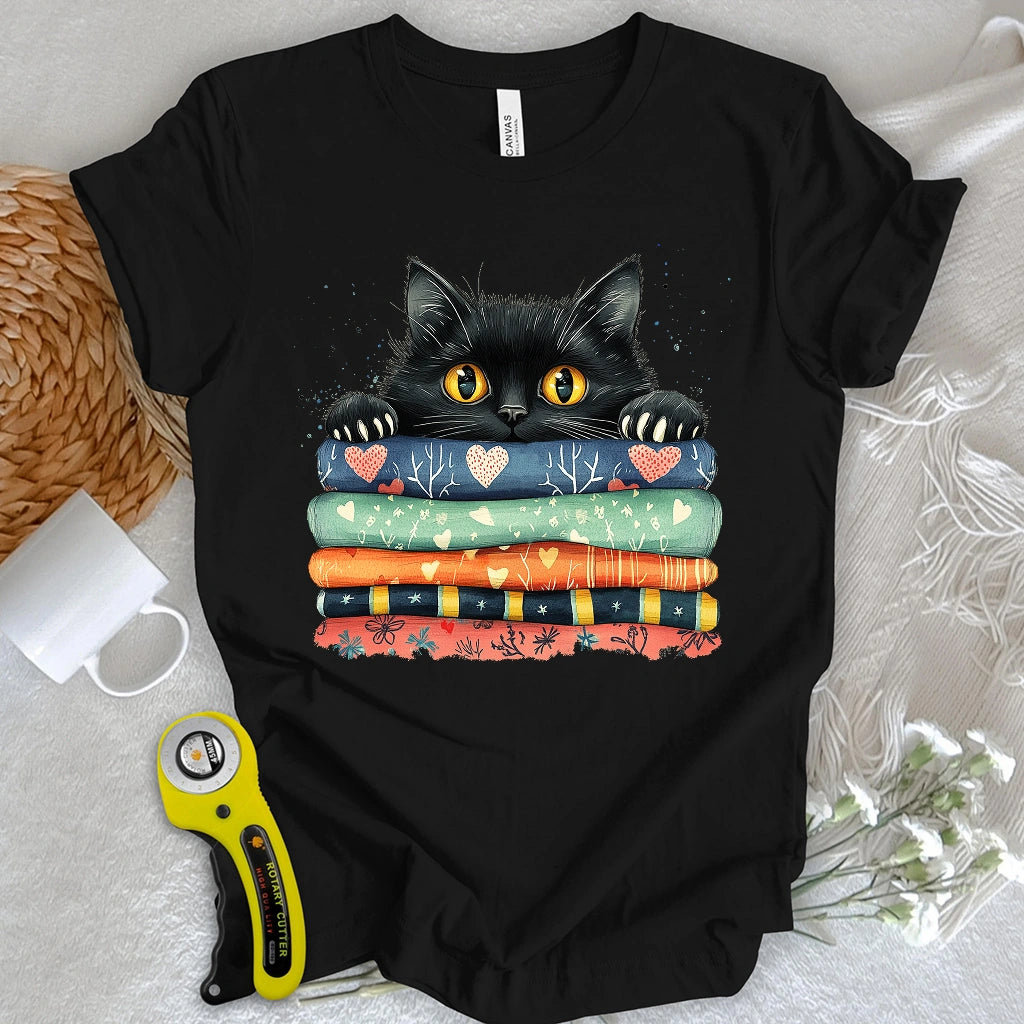 Cat On The Fabric T-shirt