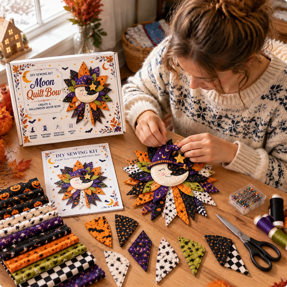 Style 12 DIY Oversized Quilted Bow Sewing Kit