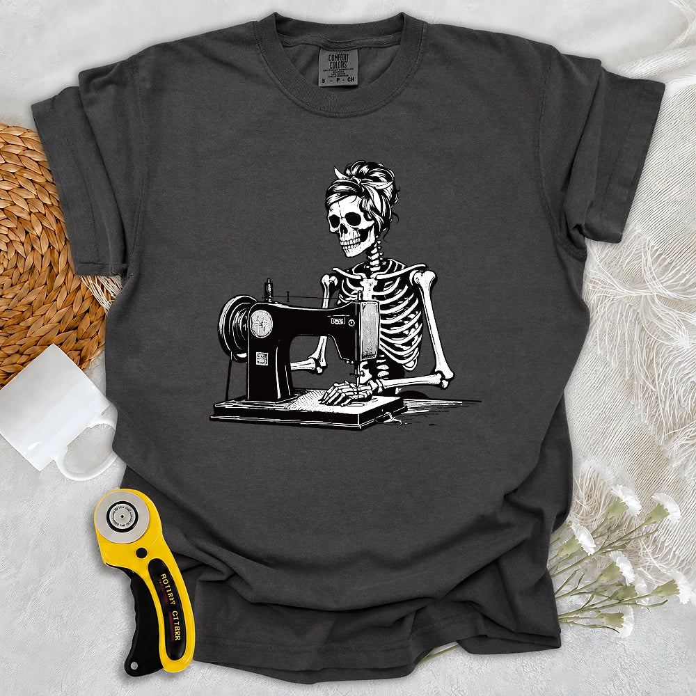 Comfort Colors Quilting Skeleton T-shirt