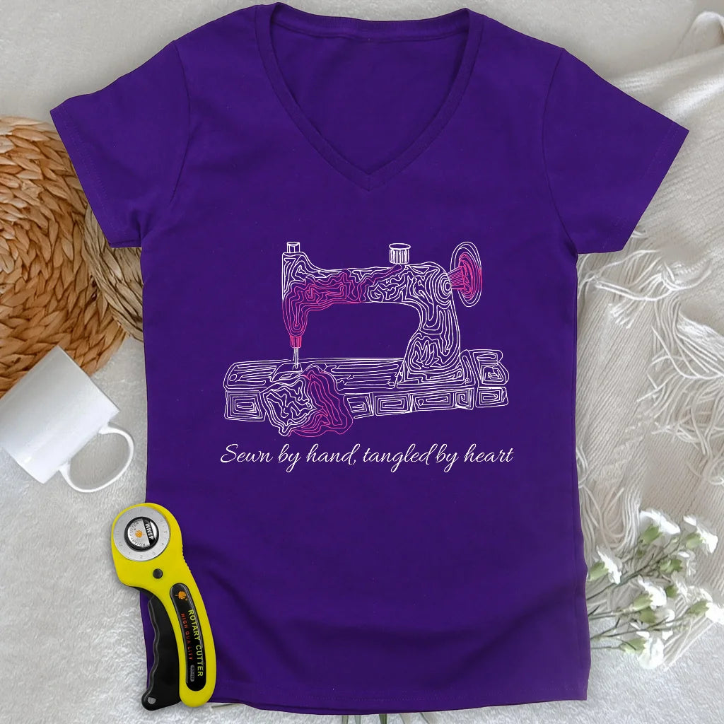 The Heart’s Tangle Lady V-neck