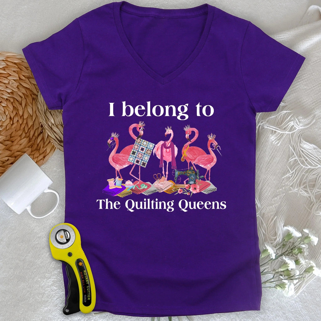 The Quilting Queens Lady V-neck