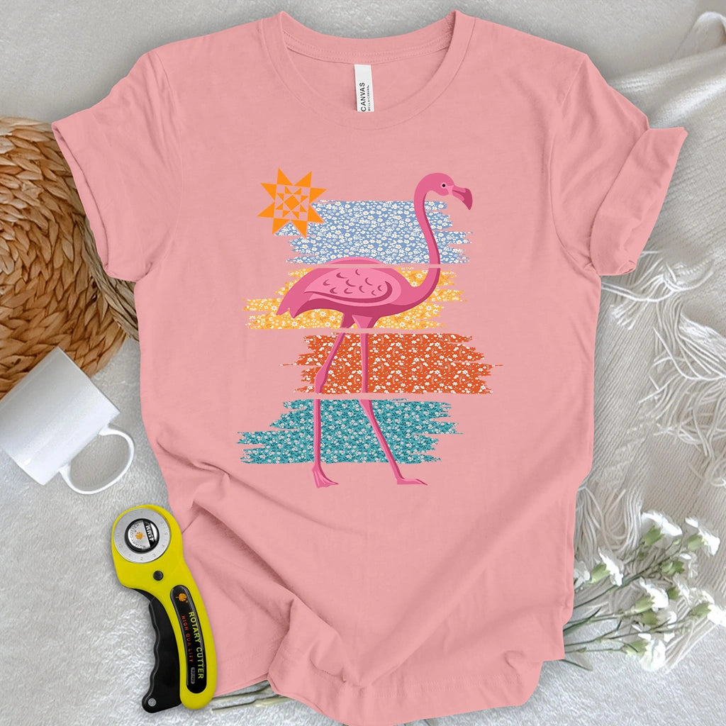 Quilty Flamingo T-shirt