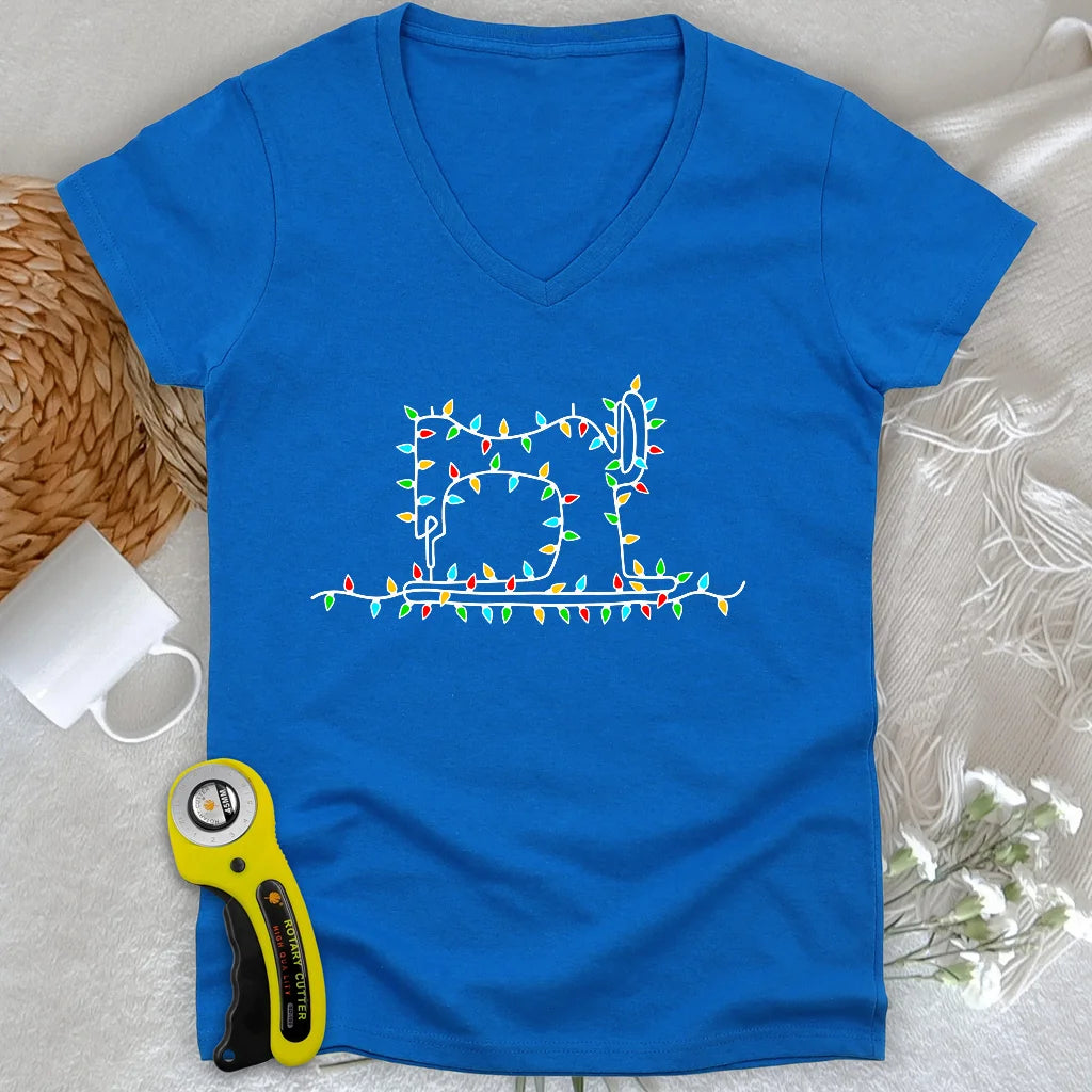 Bright Machine Lady V-neck