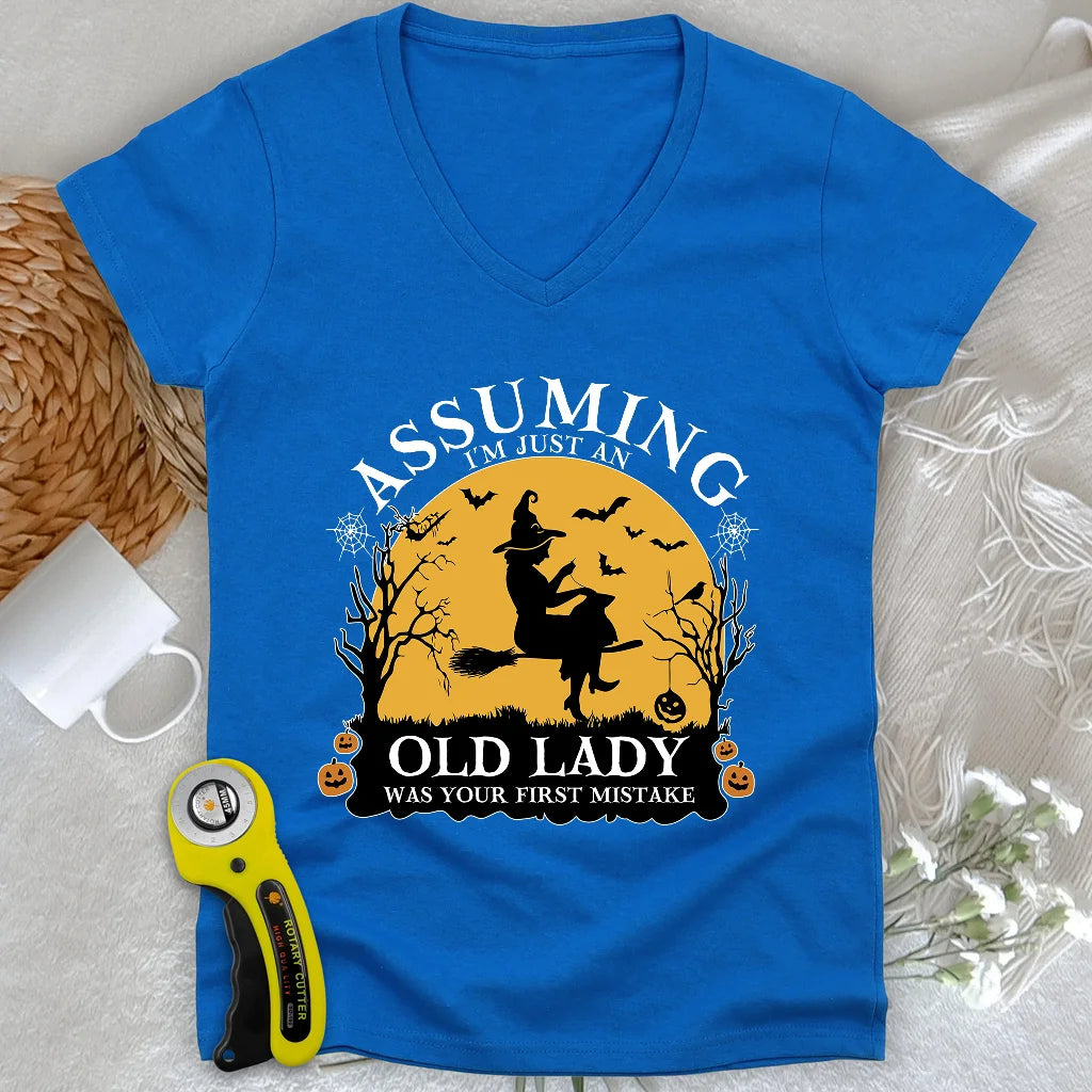 Old Lady Lady V-neck