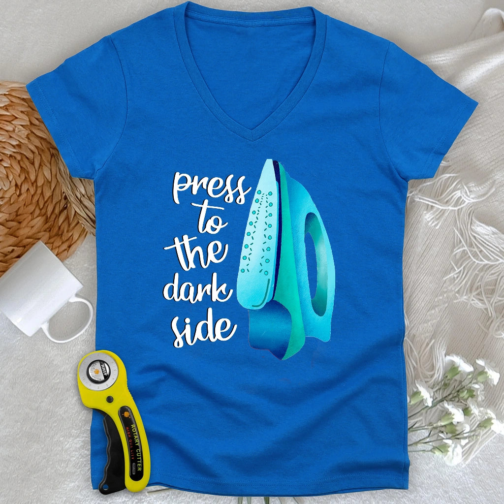 Press to the dark side Lady V-neck