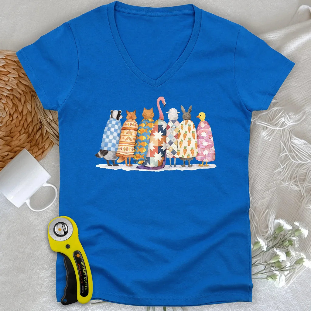 Quilted Souls Lady V-neck