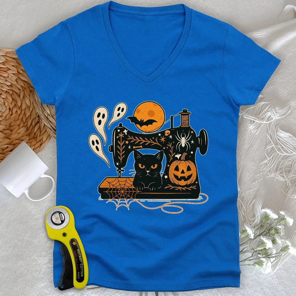 Sewn in Shadow Lady V-neck