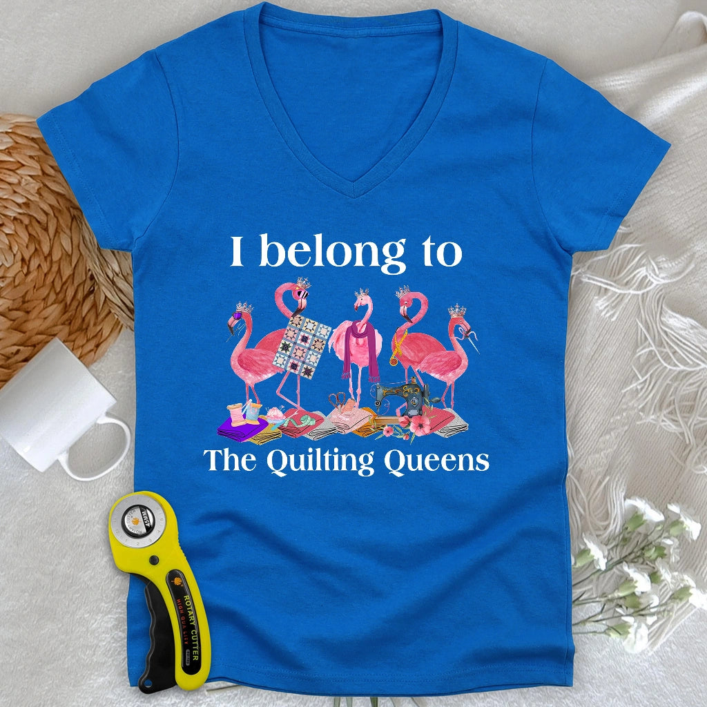 The Quilting Queens Lady V-neck