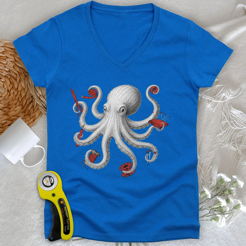 Thread Kraken Lady V-neck
