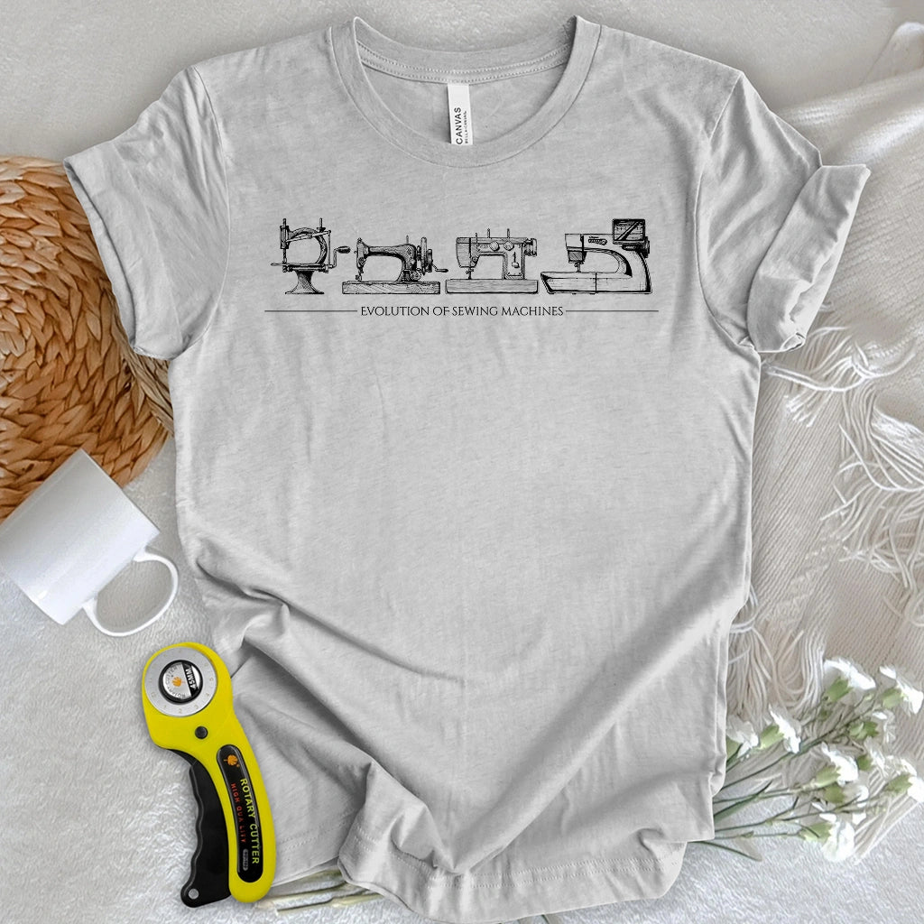 Sewing Machine Evolution T-shirt