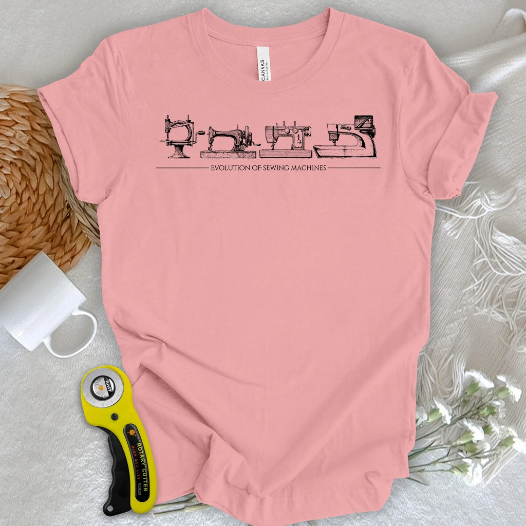 Sewing Machine Evolution T-shirt