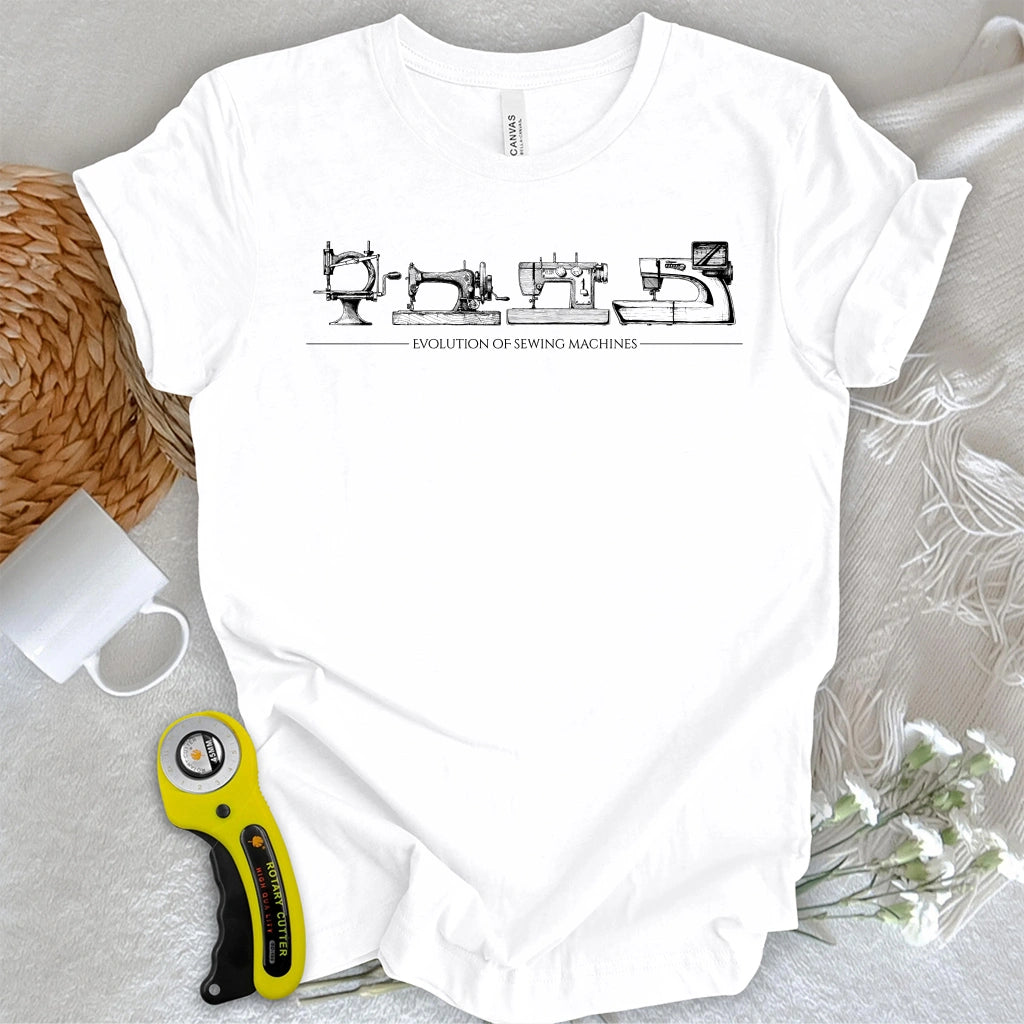 Sewing Machine Evolution T-shirt