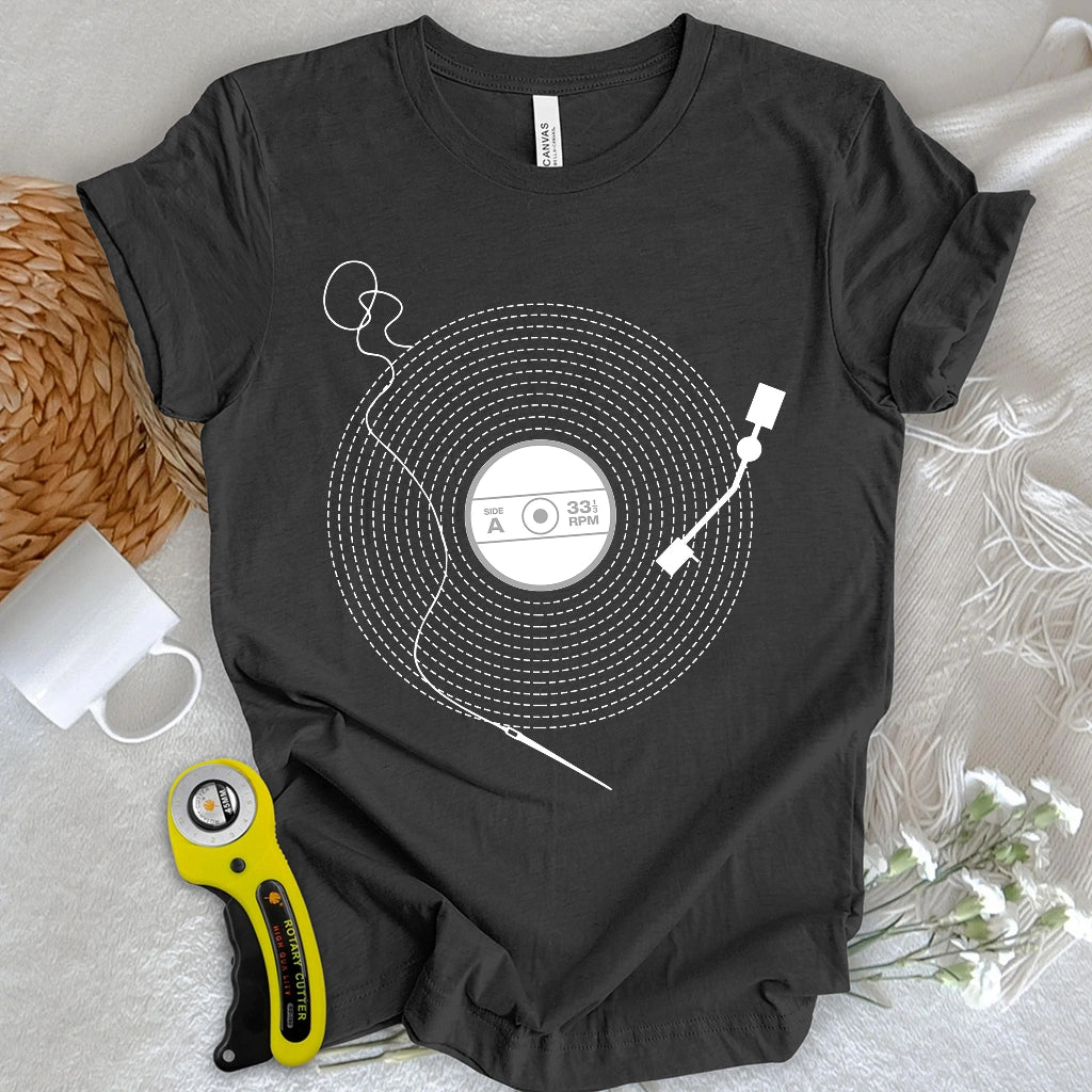 Stitching Vinyl T-shirt
