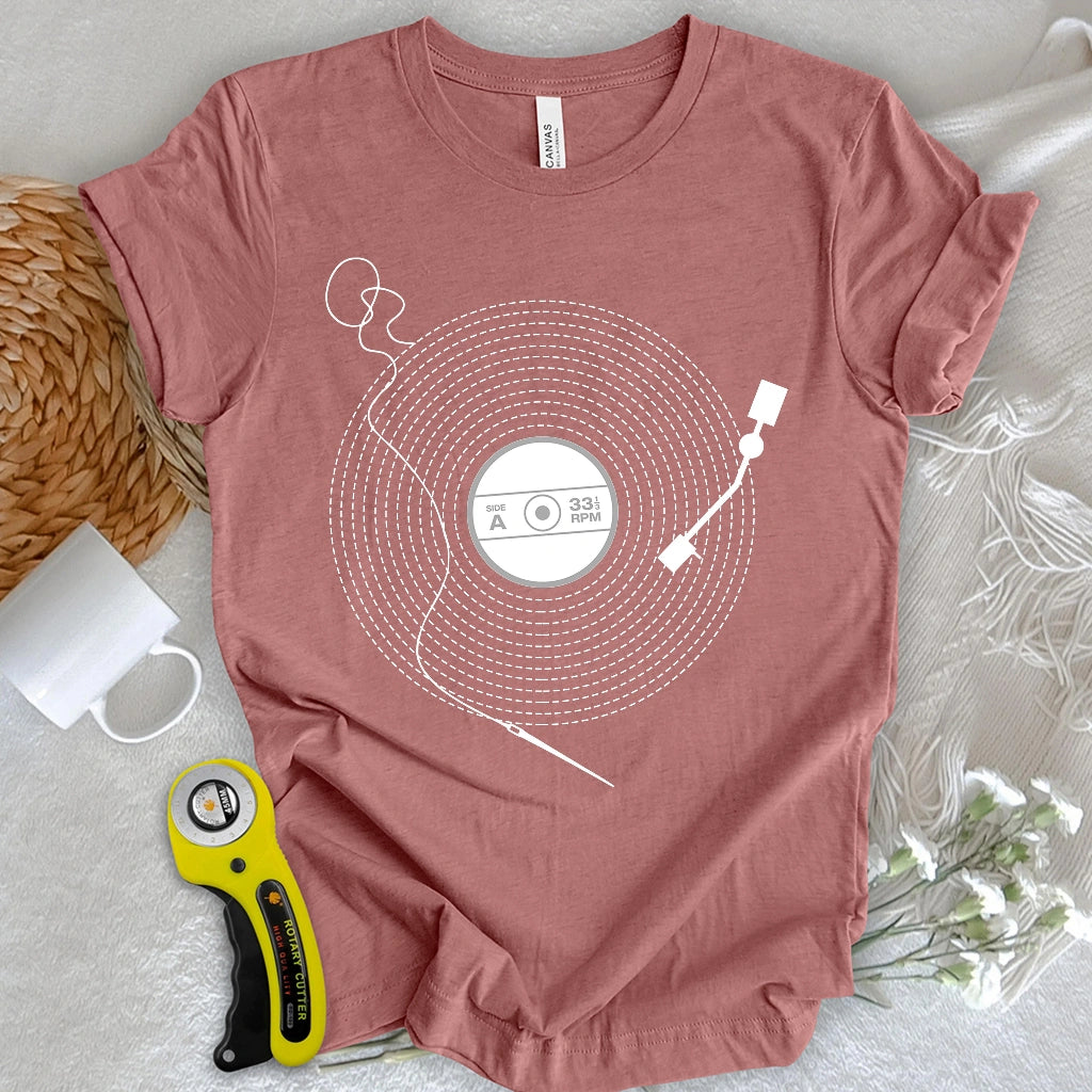 Stitching Vinyl T-shirt