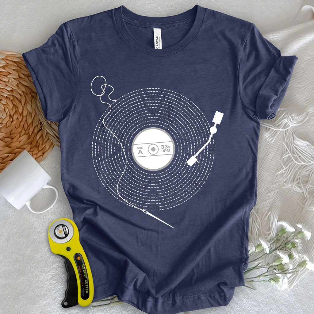 Stitching Vinyl T-shirt