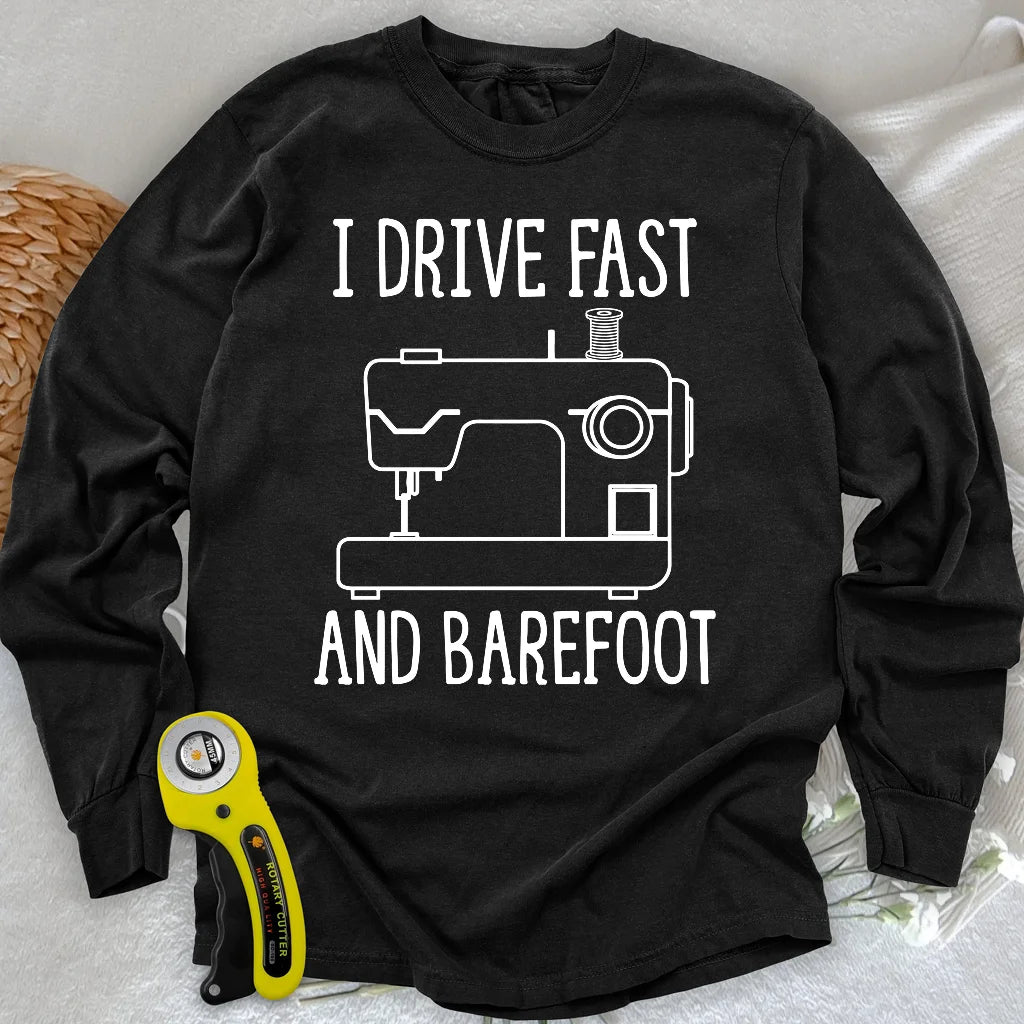T-shirt manches longues Drive Fast And Barefoot