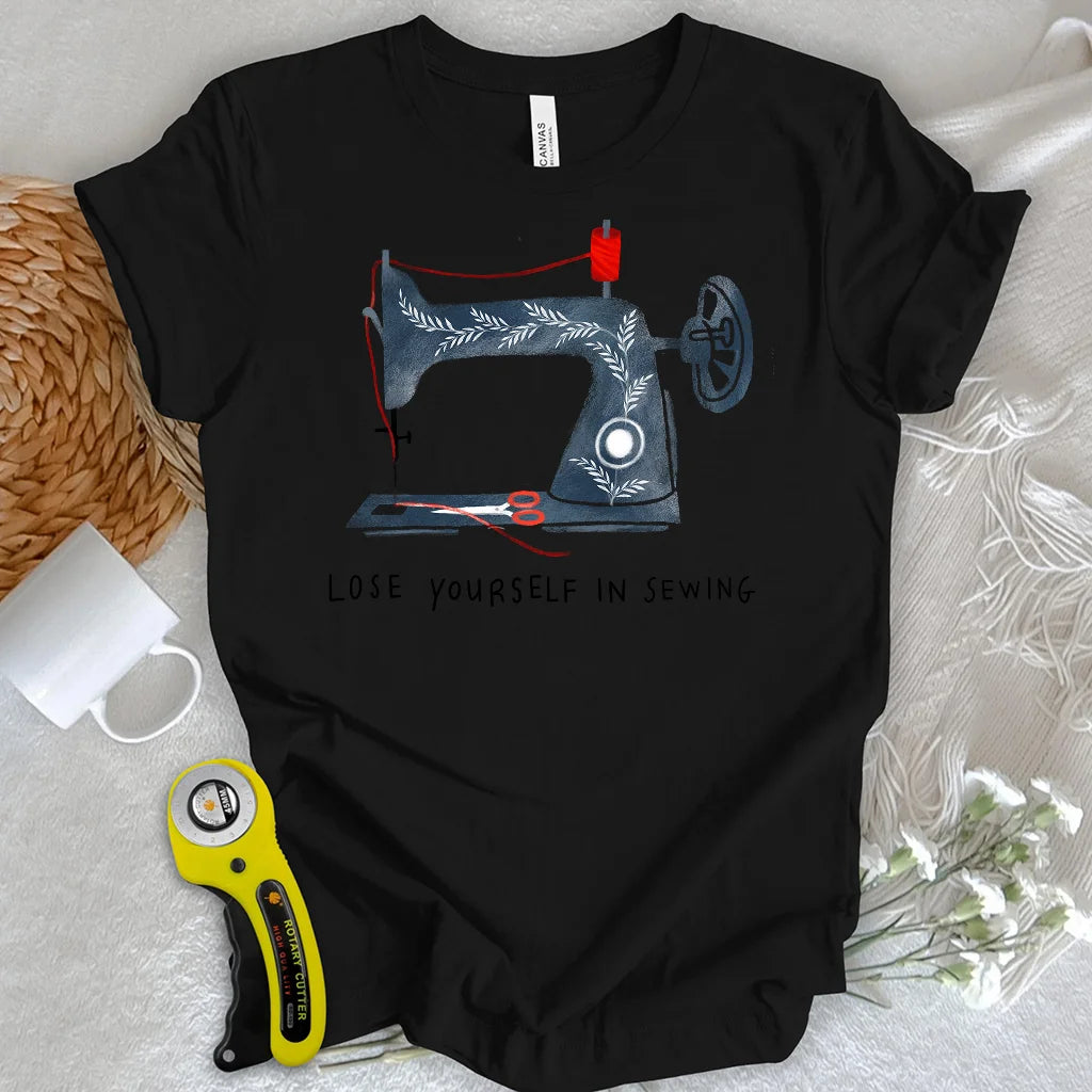 Perdez-vous dans la couture de T-shirts