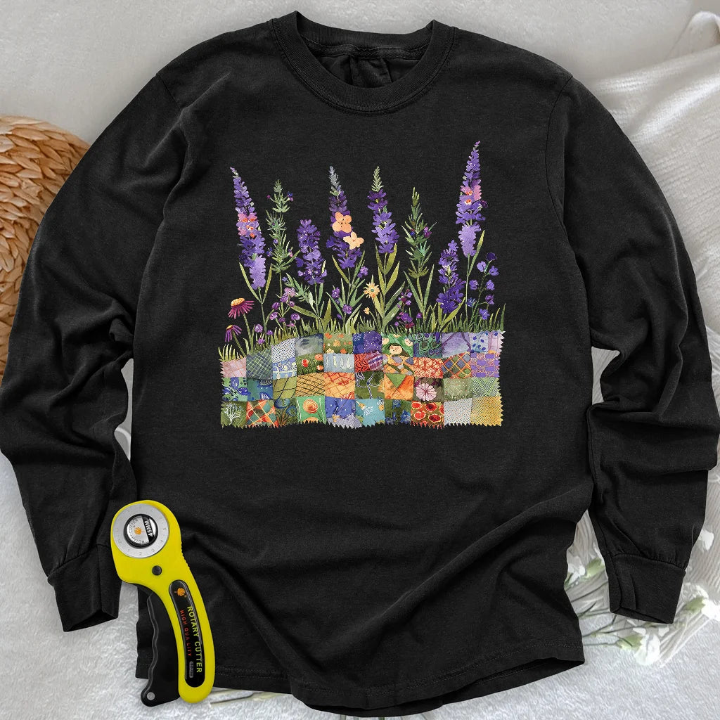 T-shirt matelassé à manches longues