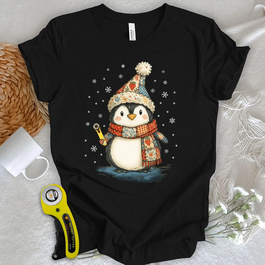 Quilty Little Penguin T-shirt