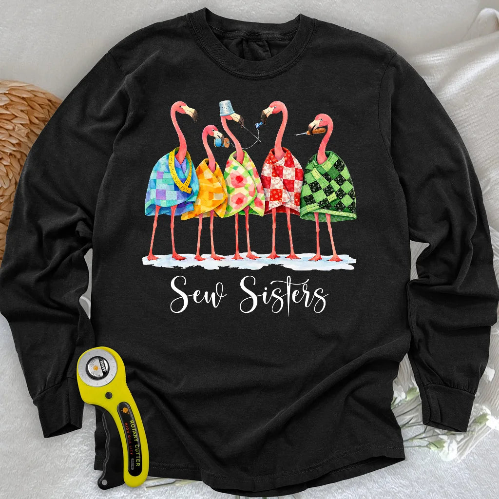 T-shirt à manches longues Sew Sisters