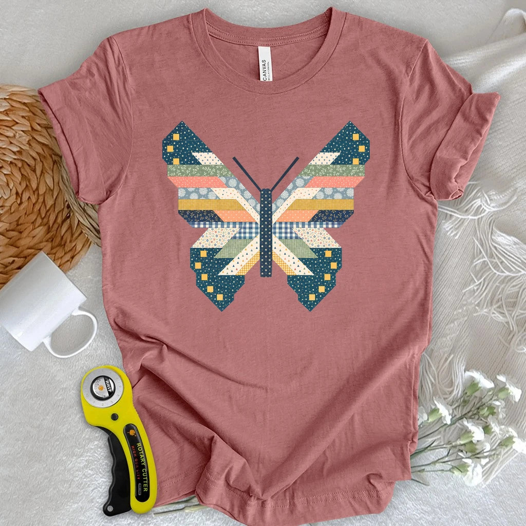 Patchwork Butterfly T-shirt