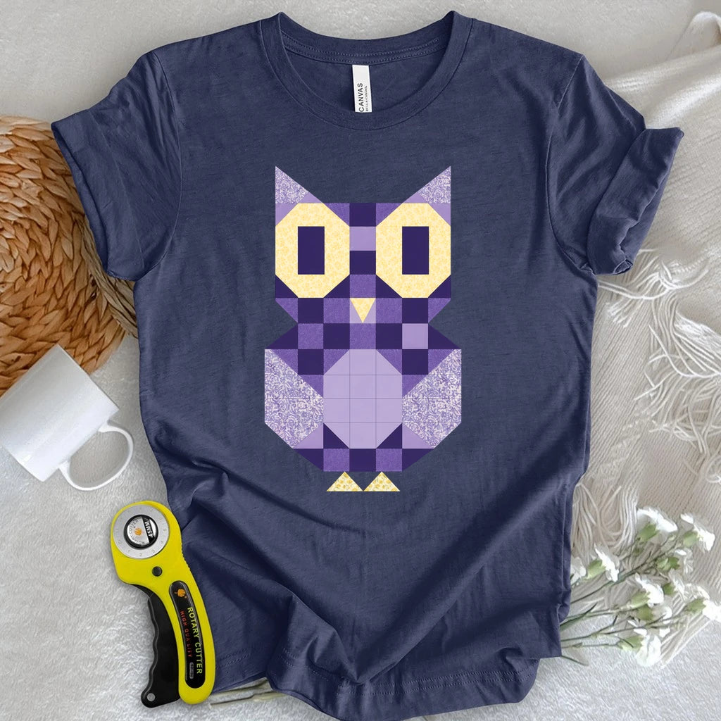 Owl Quilt Block T-shirt