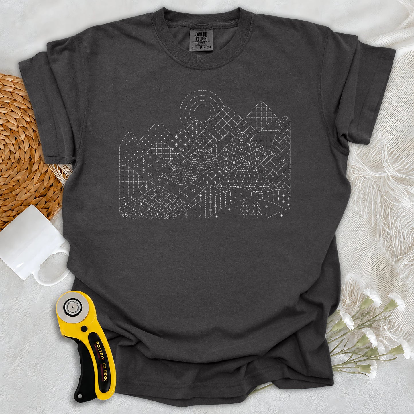 Comfort Colors Sashiko Moutain T-shirt