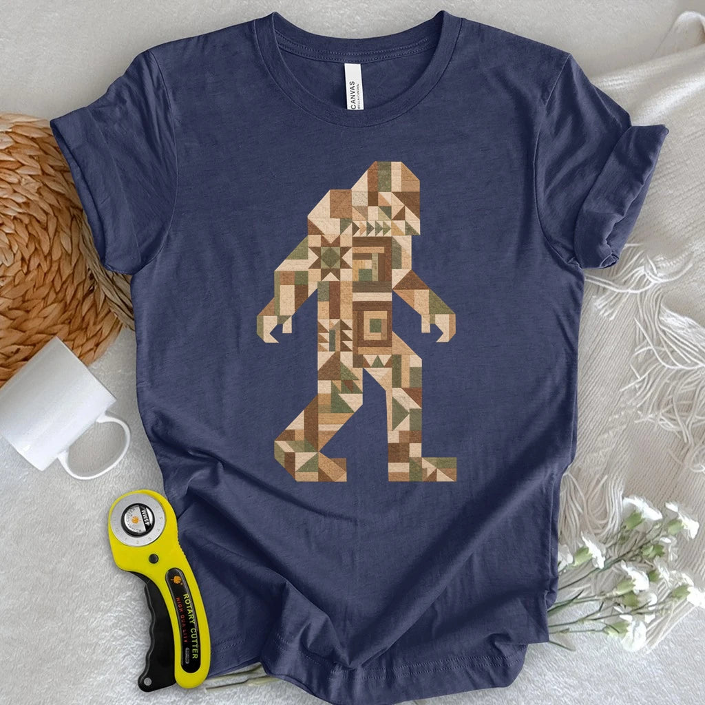 Patchwork Bigfoot T-shirt