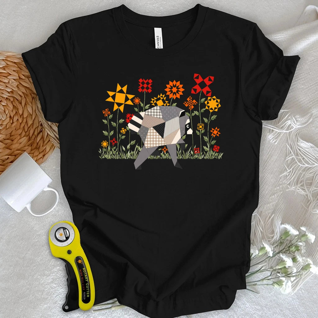 Jimothy in the Quilt Star Field T-shirt