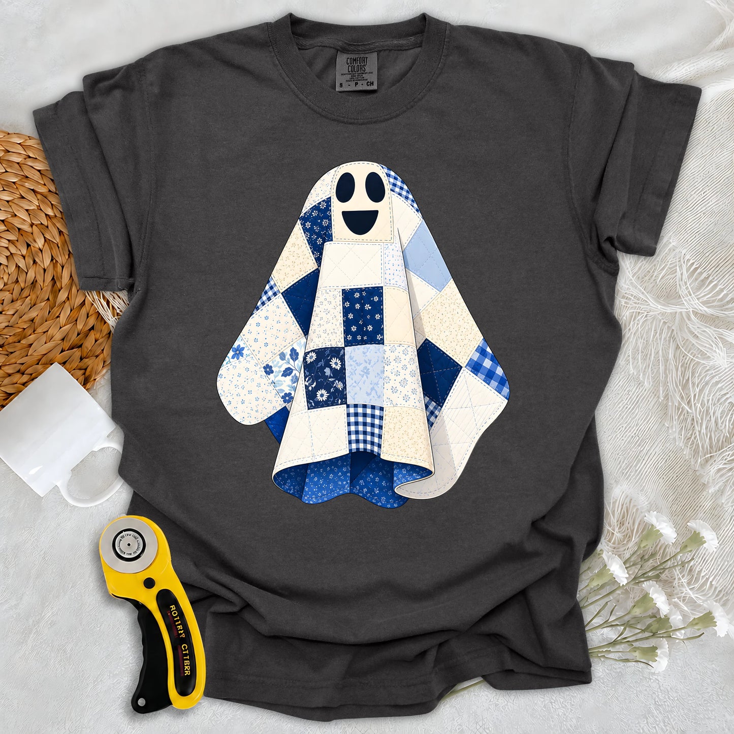 Comfort Colors The Little Quilted Ghost T-shirt