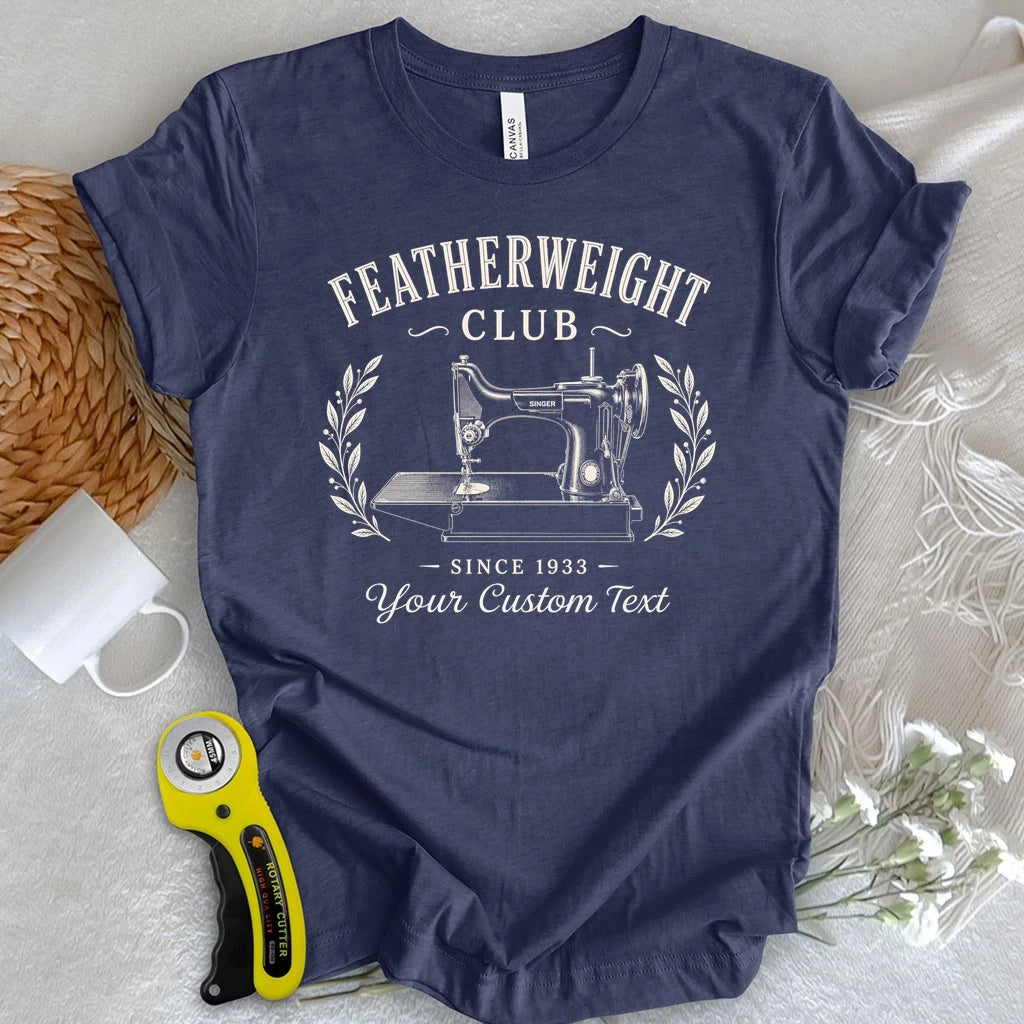 "Custom Name" Featherweight Club T-shirt