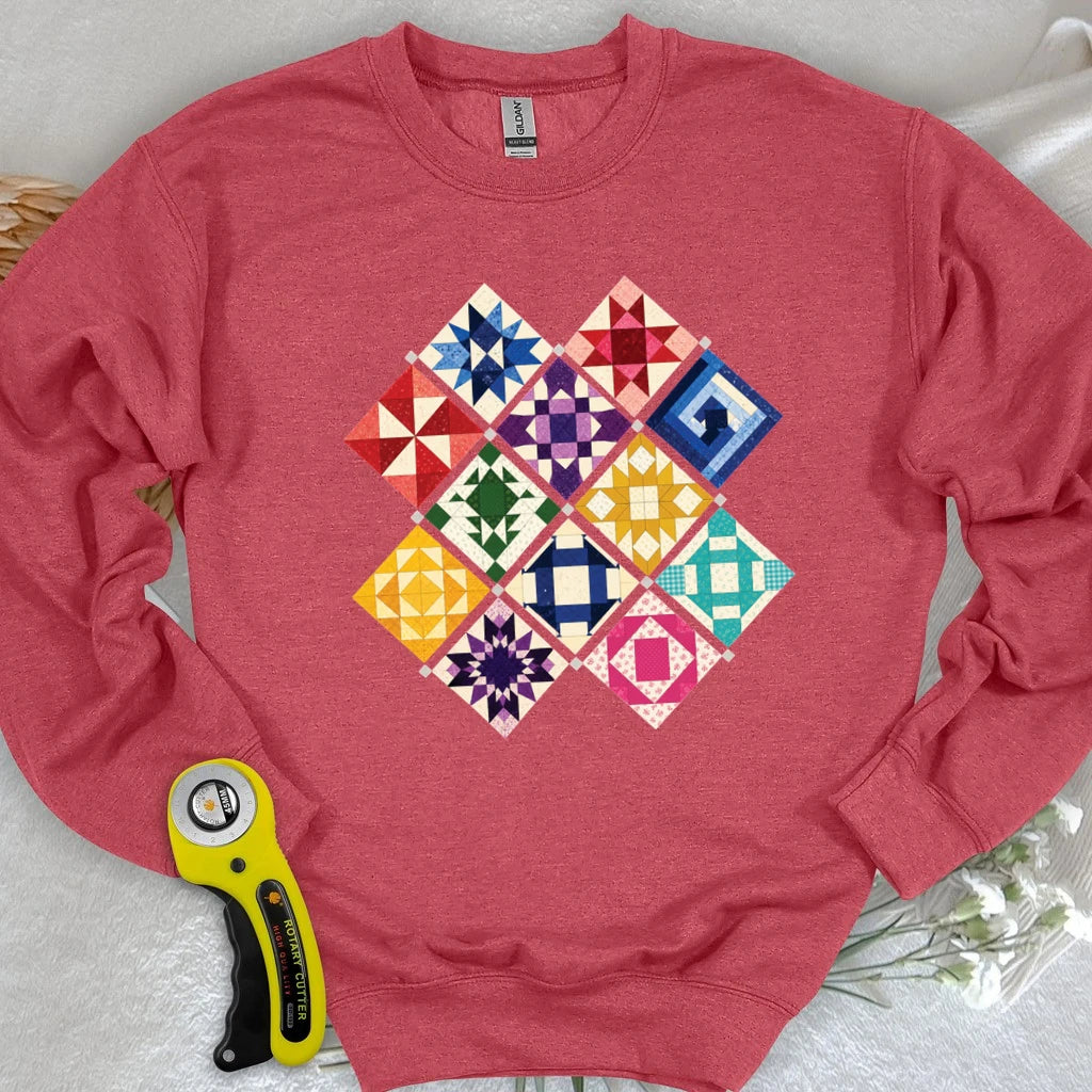 Jewerly Patchwork Sweatshirt