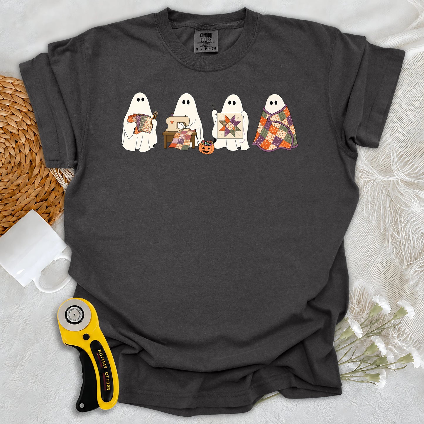 Comfort Colors Ghostly Quilt Club T-shirt