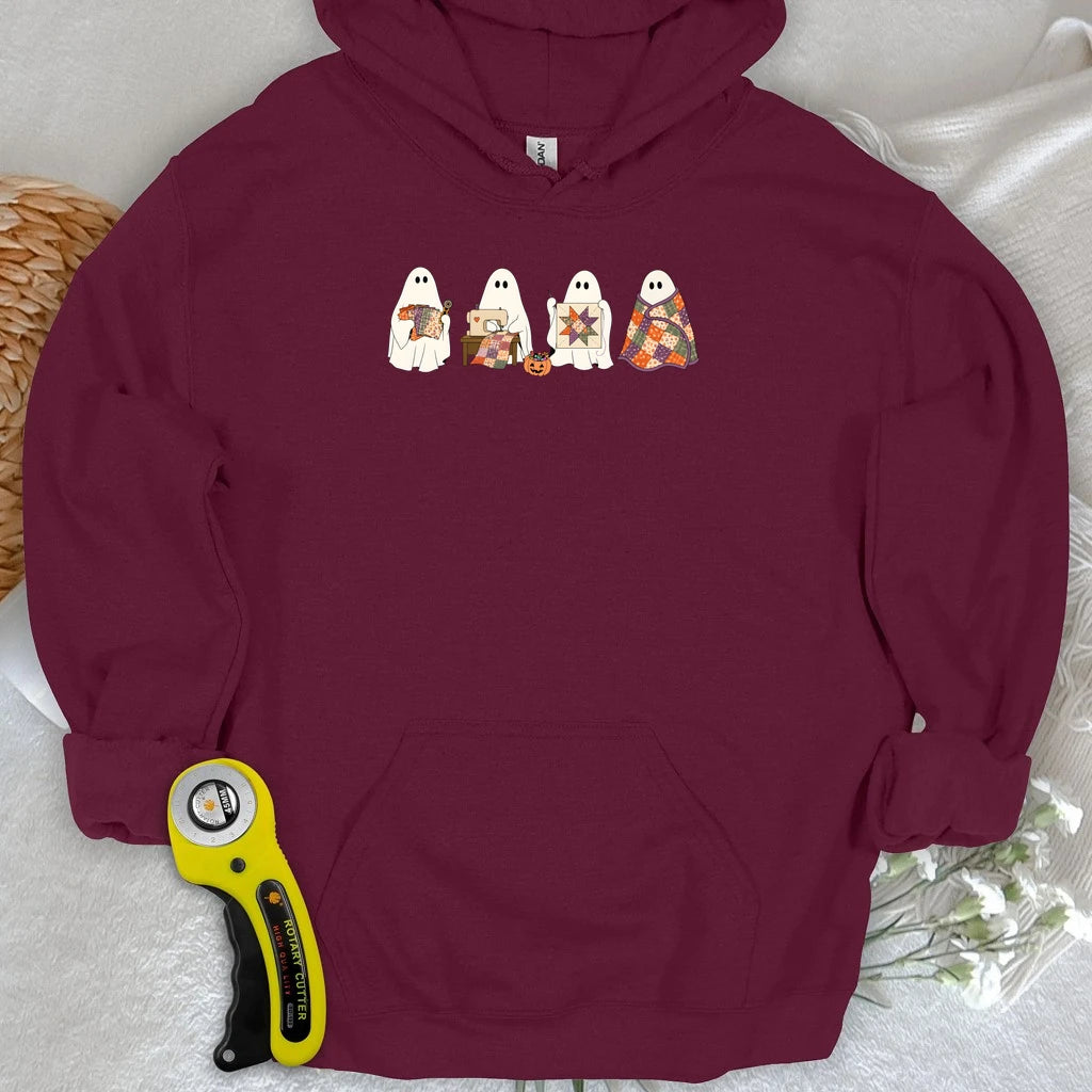 Ghostly Quilt Club Hoodie