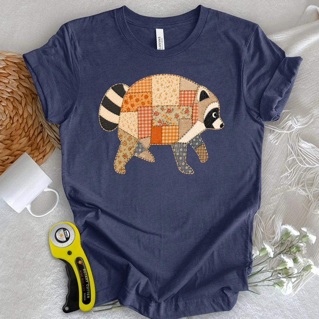 Patchwork Jimothy Raccoon T-shirt