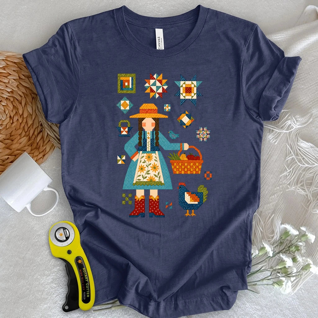 Folk Art Quilter T-shirt