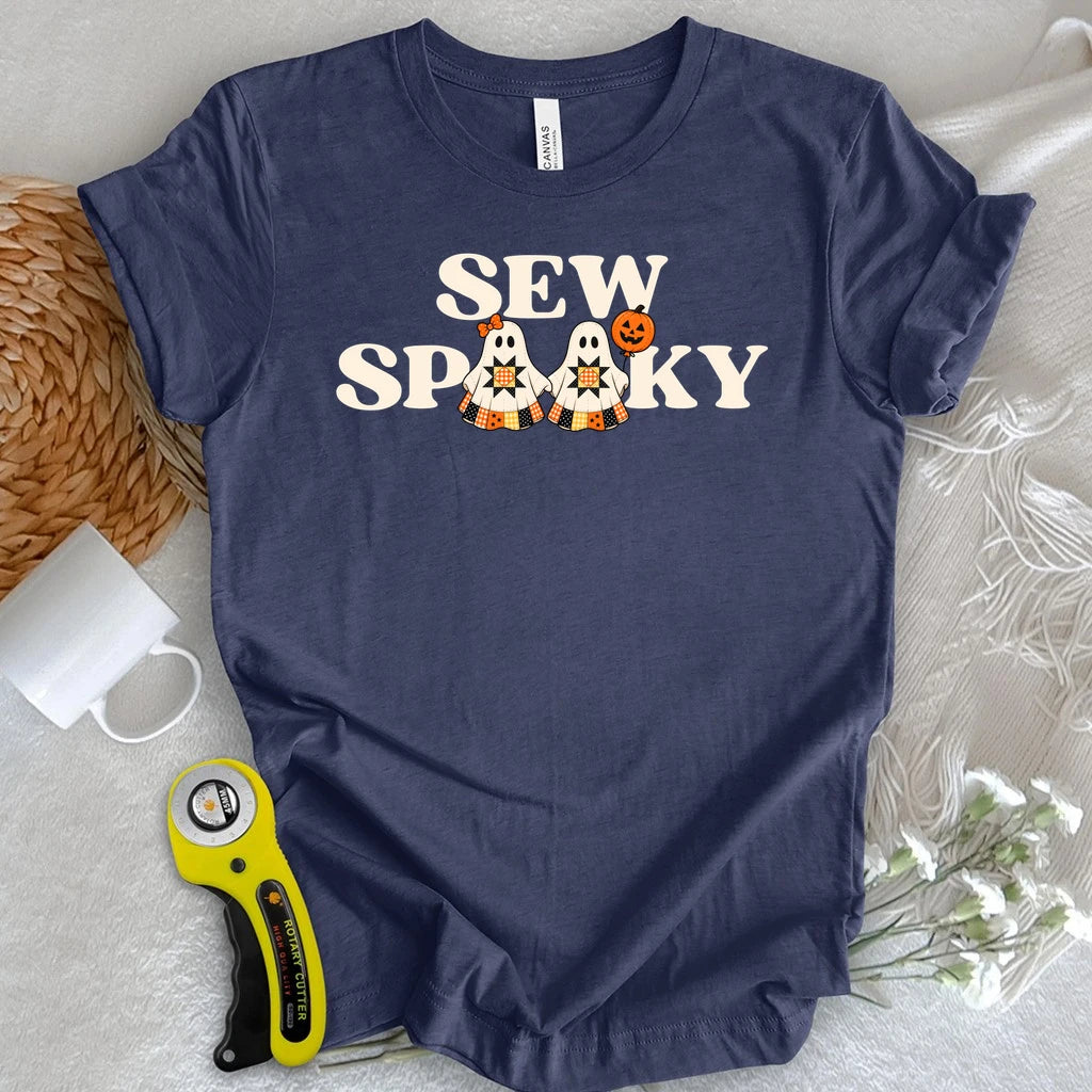 Sew Spooky Quilt Ghosts T-shirt