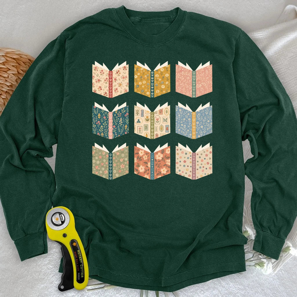 Patchwork Storybooks Long Sleeve T-shirt