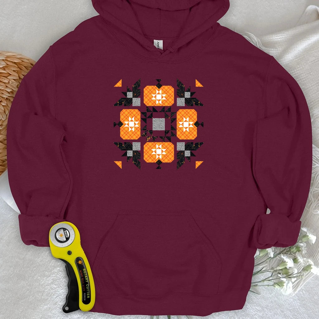 Halloween Patchwork Quilt Hoodie